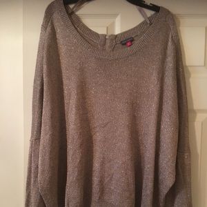 Vince Camino metallic dolman sleeve sweater